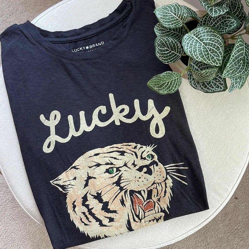 Lucky Brand: Women’s Graphic Tiger T-Shirt